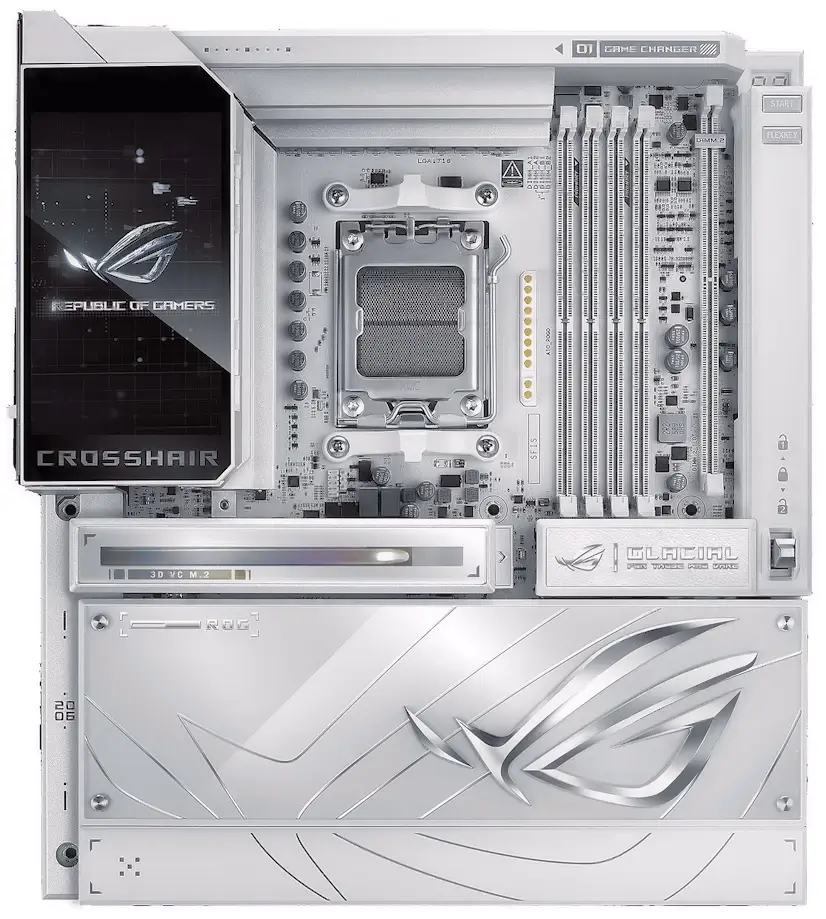 Montaje Placa Base ASUS ROG CROSSHAIR X870E GLACIAL Rivas Vaciamadrid Rivas Vaciamadrid PC - Montaje Placa Base ASUS ROG CROSSHAIR X870E GLACIAL Rivas Vaciamadrid